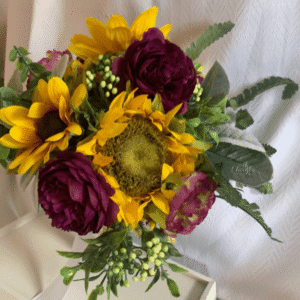 Sunflower Memorial Vase Bouquet