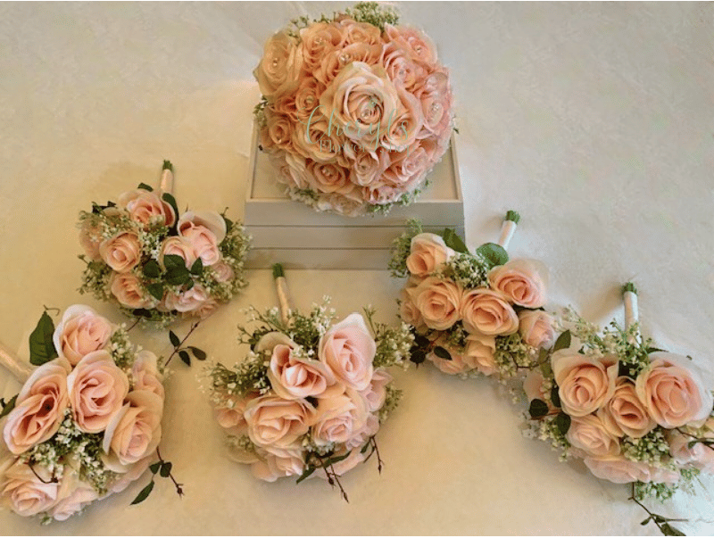 Crystal Pink Rose Wedding Collection