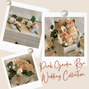 Pink Garden Rose Wedding Collection